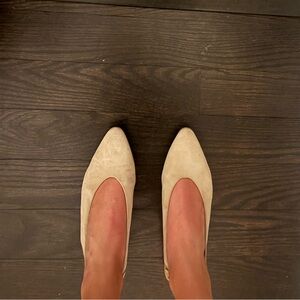 Everlane Suede Slingback Flats